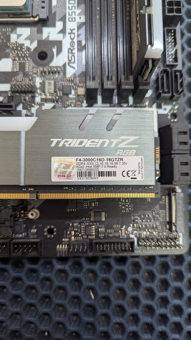 Asrock b550m Steel legend + проц + озу
