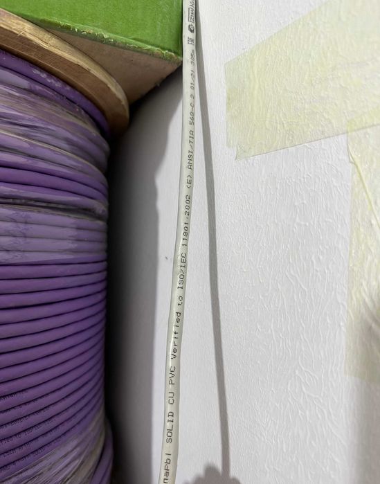 Кабель Cat6 RJ45, LAN, UTP CAT 6, сеть, интернет, внутренний, 305 метр