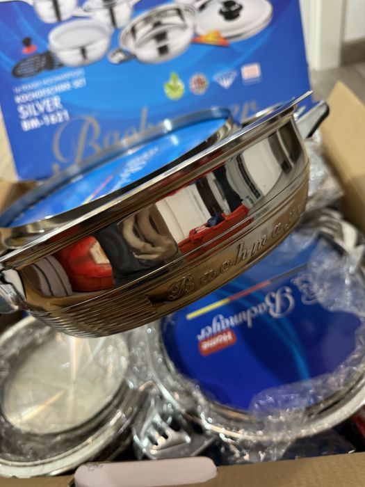 Set vase de gatit inox Bachmayer