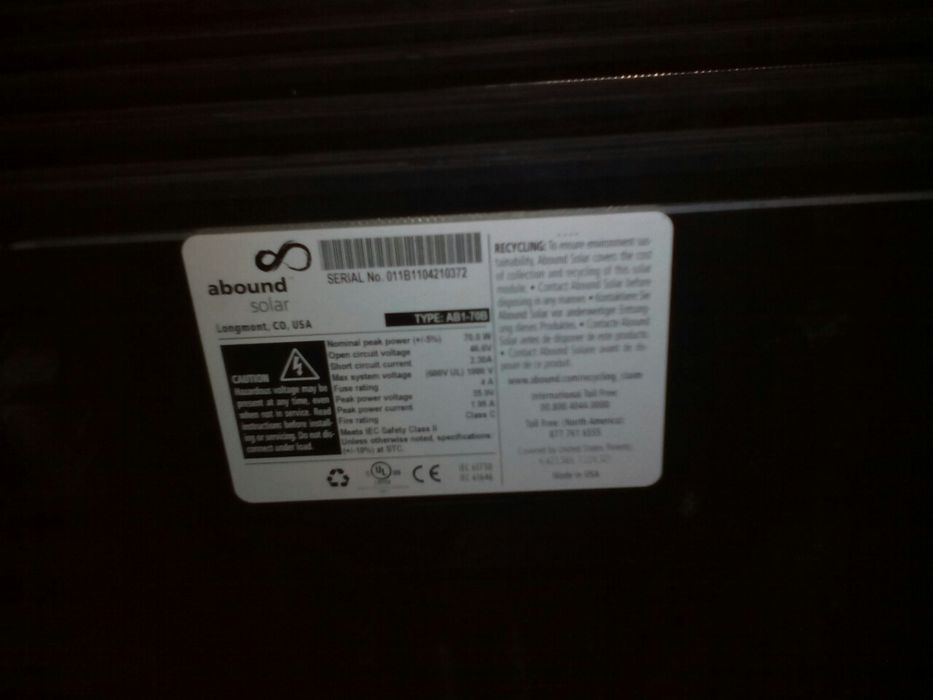 70w USA соларен панел фотоволтаик