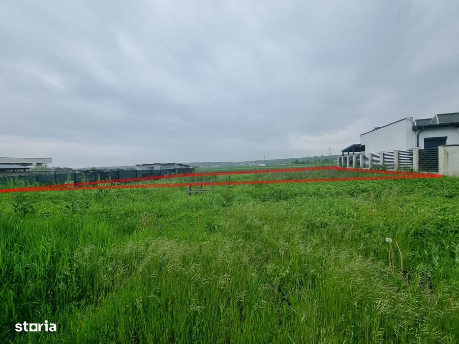 Teren de vanzare Balotesti : 500 mp + 124 mp drum servitute