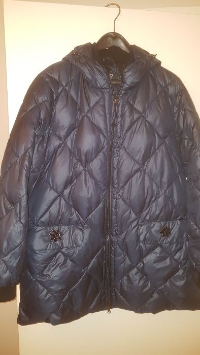 Дамско зимно якете с естествена кожа лициса, зимно красиво яке