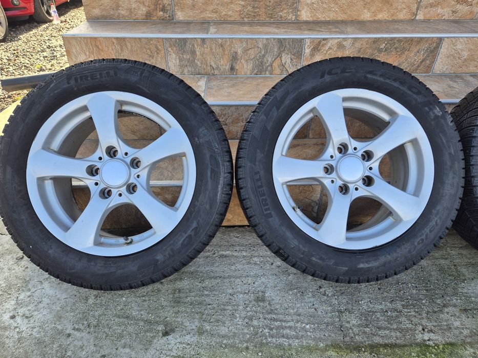 Jante R16 5x120 Bmw , Transporter T5 cu anvelope iarna 205/60R16