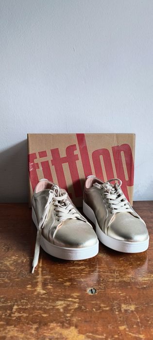 НОВИ Дамски Кецове FitFlop Розово Злато, Размер 41. Директно от Барселона!