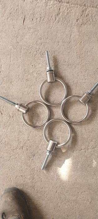 Inele cavou inox brut
