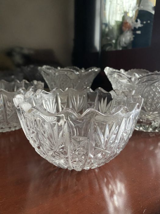 Хрусталь ссср вазочка конфетница
