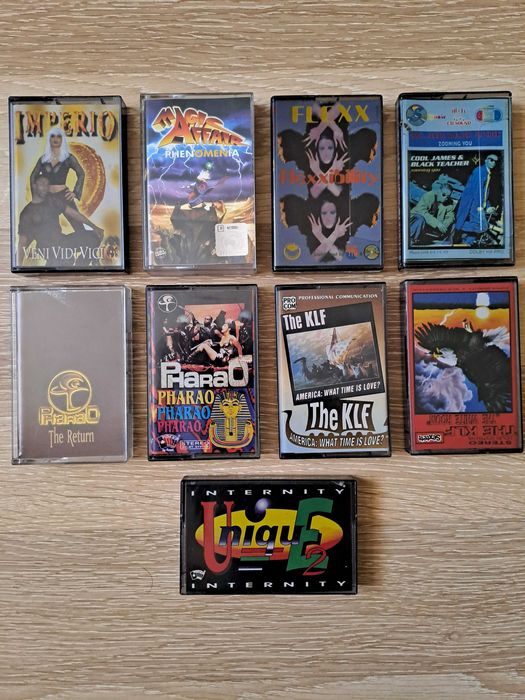 Lot 9Casete Eurodance anii90-Imperio,Magic Affair,Flexx,Pharao,The KLF