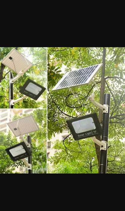 Proiector 100 w cu panou solar