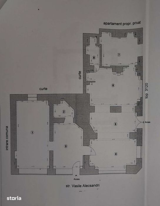Spatiu Comercial Pietonala Vasile Alecsandri | 200 mp | Vitrina ampla