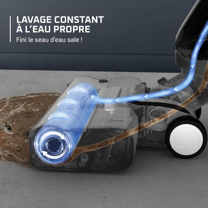 Rowenta X-Clean 4 акумулаторна вертикална прахосмукачка моп