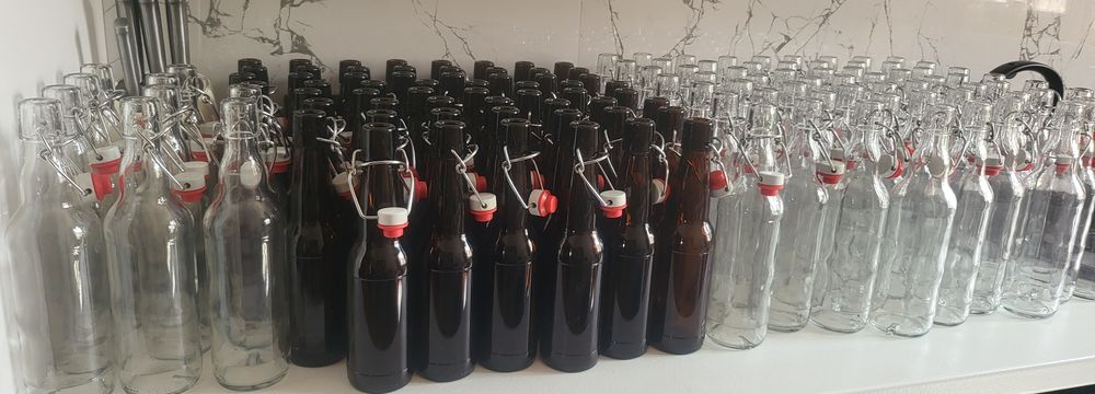 Бутылка с бугельной крышкой