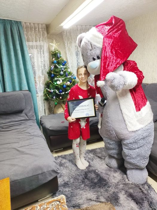 Санта тедди поздравление