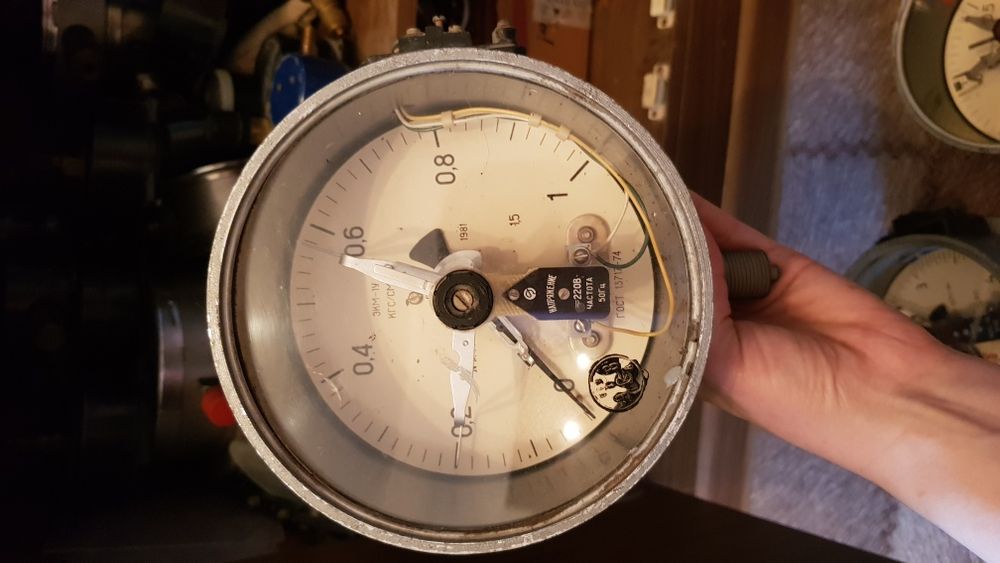 Манометр эл-контактный ЭКМ