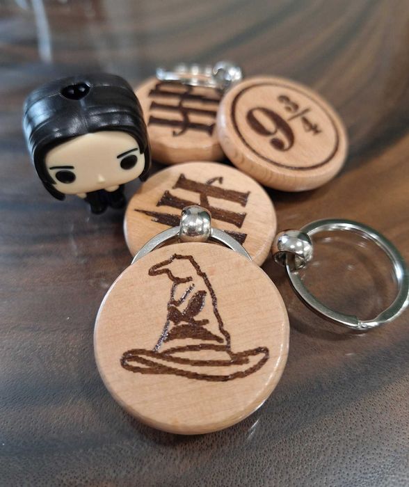 Дървени ключодържатели Harry Potter