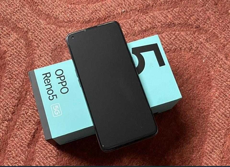 Oppo Reno 5; 5G; Black; 128 GB; Impecabil