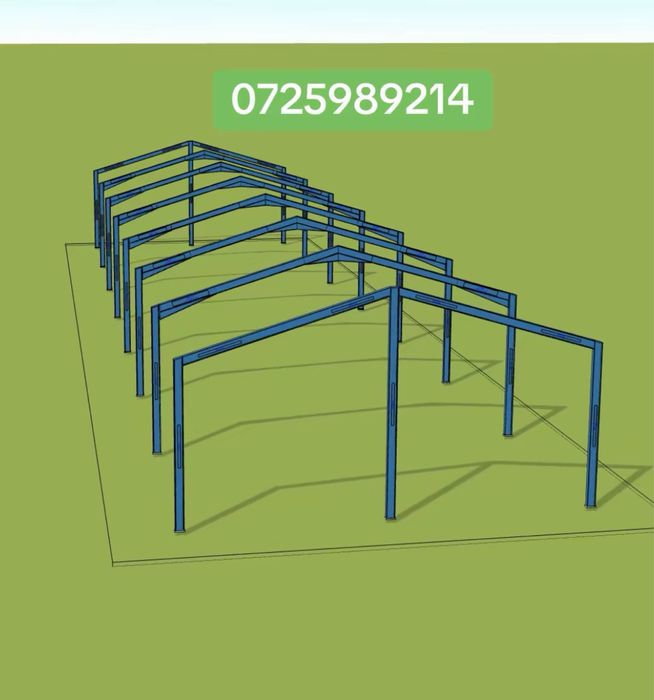 Vand structura metalica de pe stoc 10m x 35m x 6m
