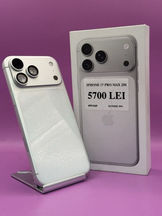 Iphone 17 pro max 256gb•amanet matei crangasi•4991