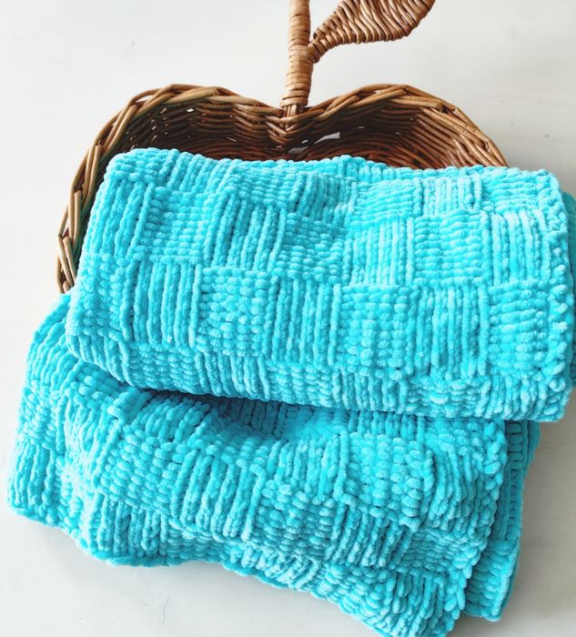 Вязаный плед  для деток