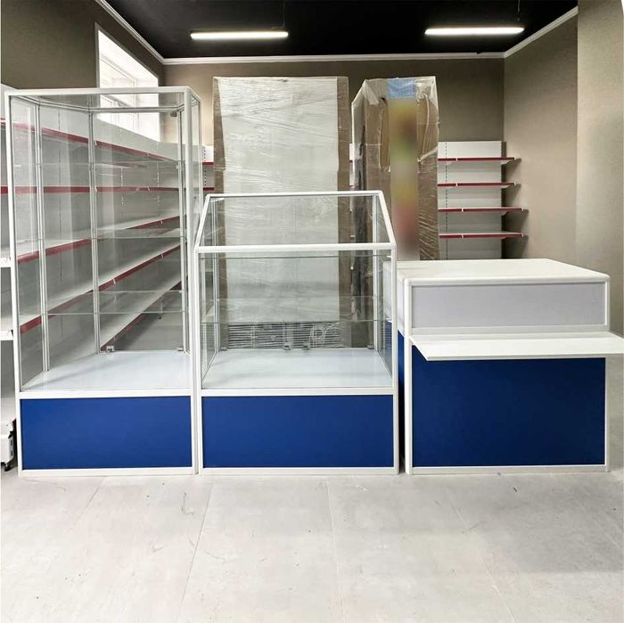 Прилавок витрина, витрина стеклянная, oynaly vitrina va prilavka