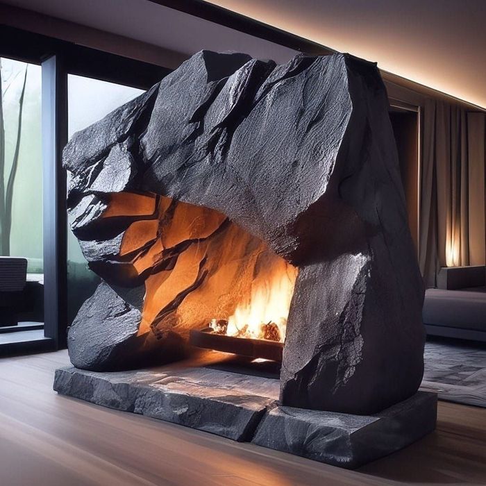 Камни, Баррельефы, Камины