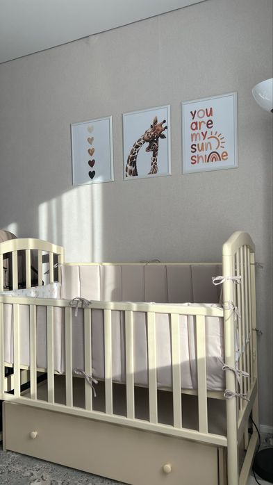 Детская кровать из дерева