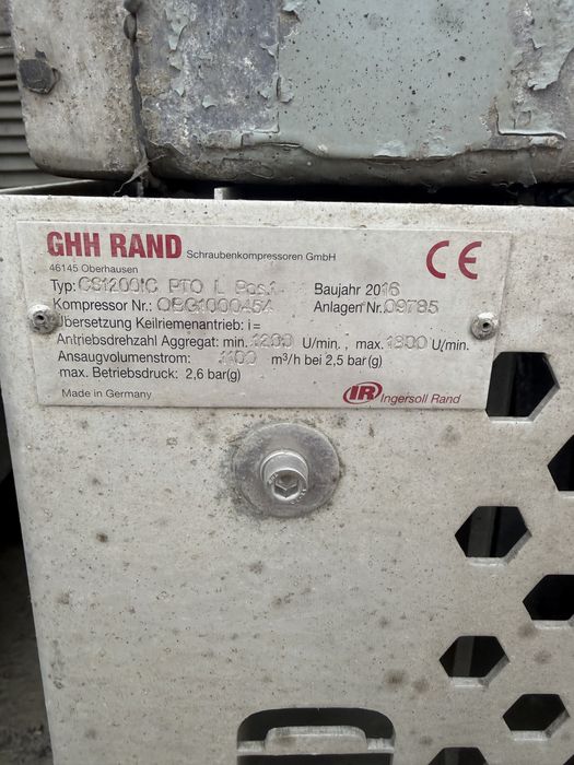 Silo compresor GHH RAND:2016