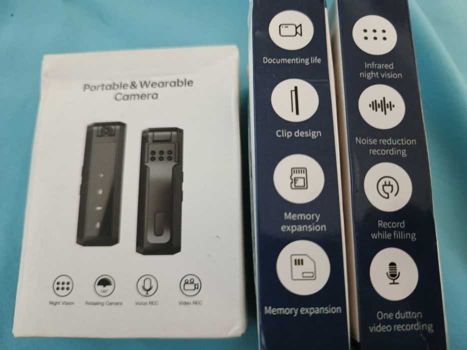 Camera digitala portabila video foto audio card 32gb vedere nocturna