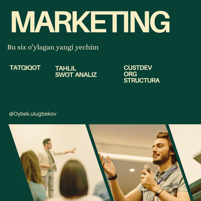 Marketolog , Marketing xizmat