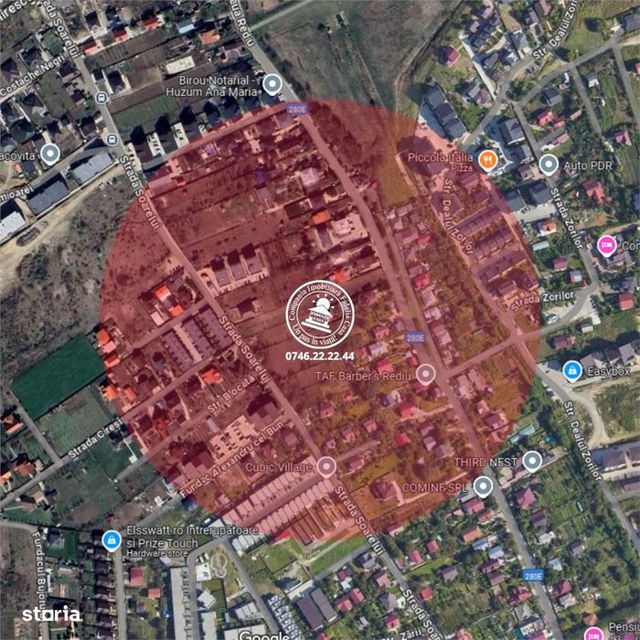 Teren pentru constructii case  de vanzare Iasi, Rediu,