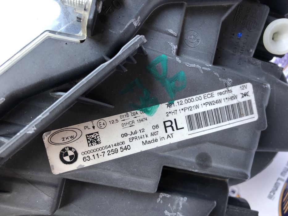 far dreapta halogen bmw f30 - motorina 2012