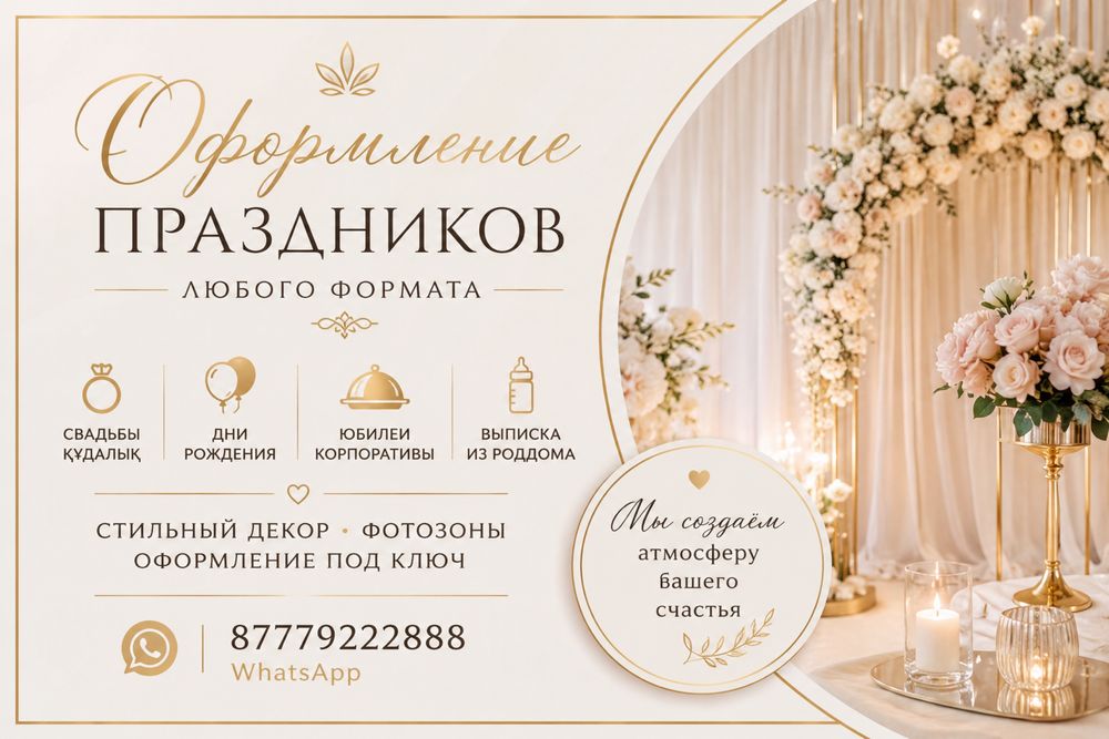 Оформление праздников