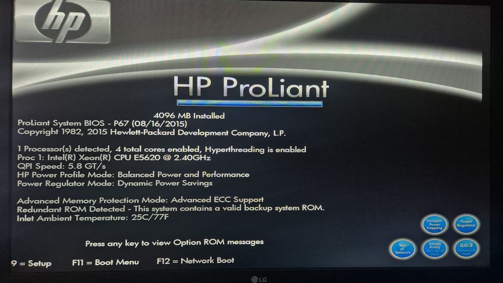 Сервер + СХД. HP ProLiant DL380 G7. Дисковый массив HP MSA P2000.