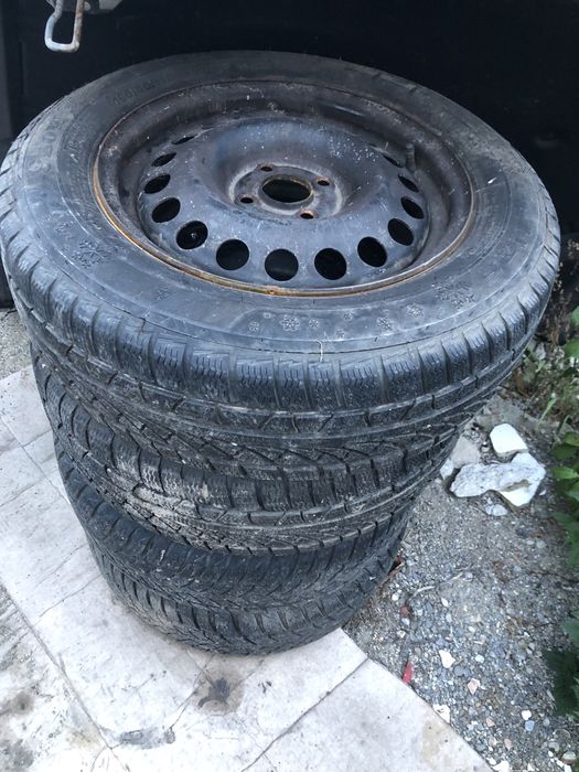 Jante / roti tabla Opel 4x100 anvelope iarna dot 2018 195/65R15