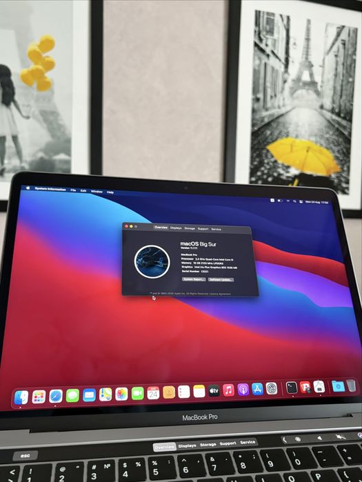 MacBook Pro 13” 2019 / Intel Core i5 / 16 GB / 512 GB