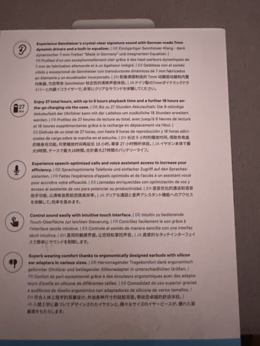 Casti audio sennheiser wirreless