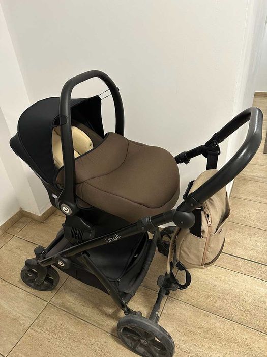 Бебешка количка Tutis uno 3+ (3в1) с кош за кола