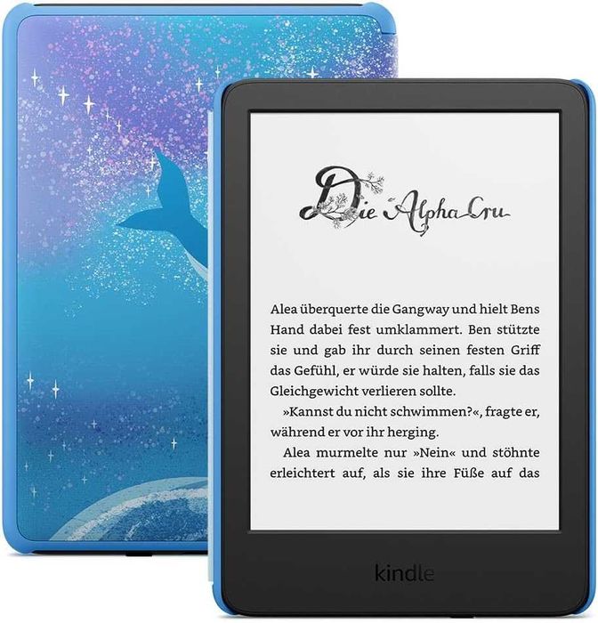 четец Kindle 2024 6" 16GB + оригинален калъф - чисто нов - 2г гаранция