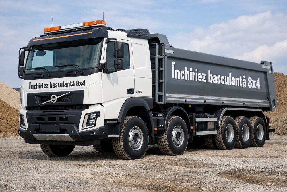 Beton concasat de drum/parcare/inchiriez basculanta 8x4-bucuresti-ilfo