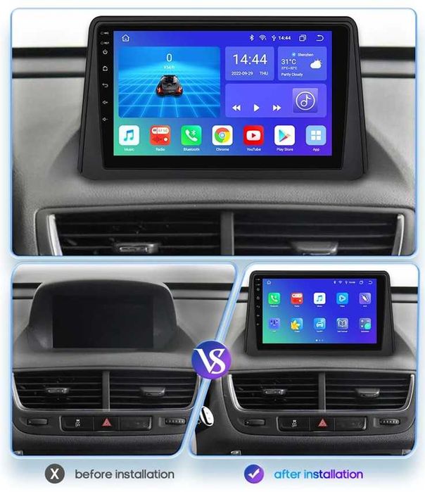 Мултимедия 9" за OPEL MOKKA Android 14 CARPLAY навигация DSP GPS