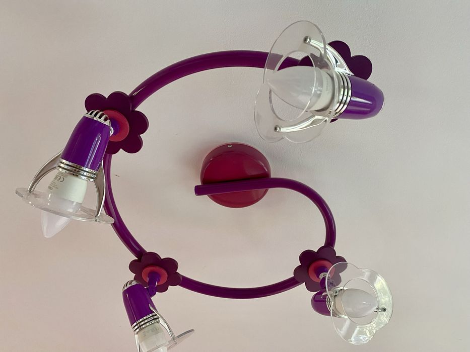 Lustra dormitor fete mov