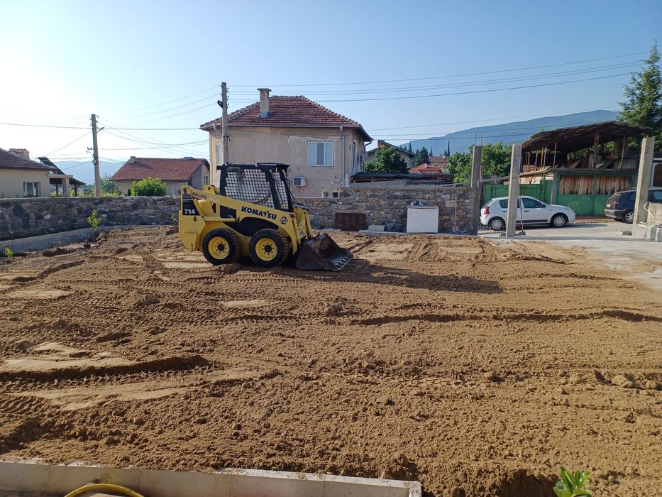 Услуги с бобкат и самосвал