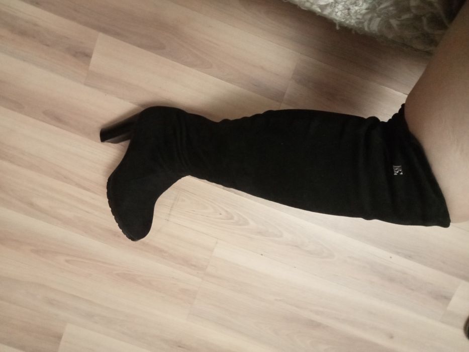 Ботфорты зима европейка