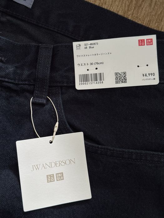Джинсы uniqlo x jw anderson