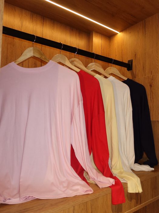 Massimo Dutti лонгсливы оверсайз 44-54