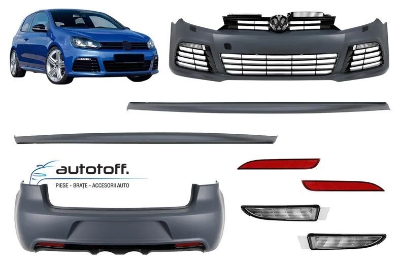 Pachet exterior compatibil VW Golf 6 Hatchback (08-13) R20 Design