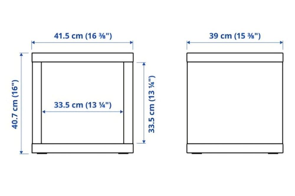 3бр. Етажерки Kallax IKEA