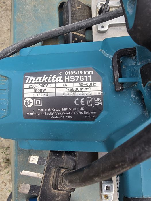 Circular makita HS7611