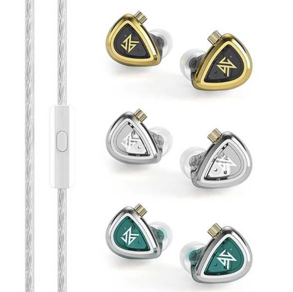 Новые запечатанные проводные наушники KZ EDA 3 пары в 1 комплекте