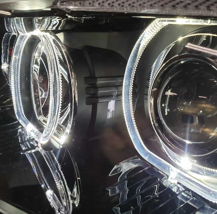 Фарове ЛЕД БМВ Е90 Е91 Затъмнени  BMW E90 E91 Led ейнджъл айс ДЕПО