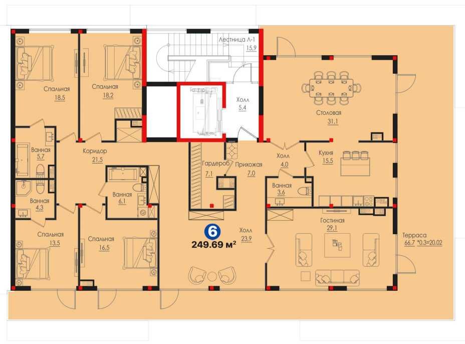 Premium-VOHA Residential Complex 6-room.25% DISCOUNT.(88